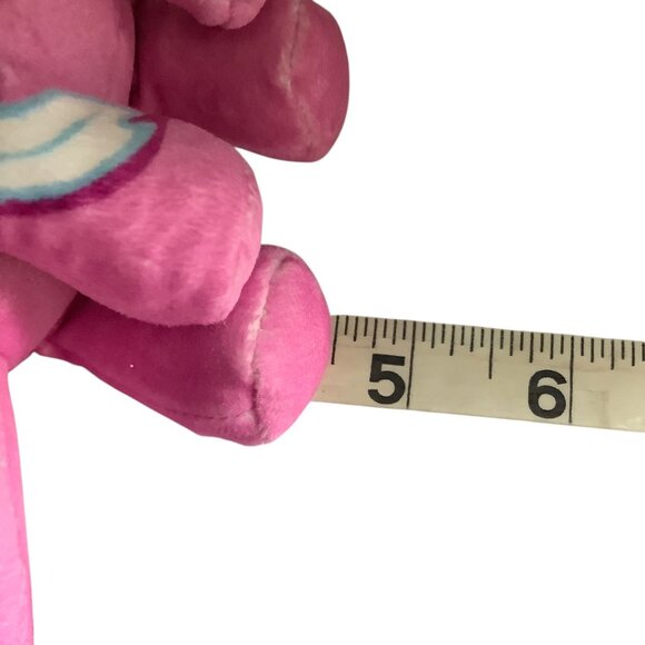 Pop Art Soft Pink Elephant Plush Toy Angel Wings Stuffed Animal 7"x4.5" - Picture 8 of 8